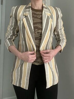 Vintage Michelle Stuart Striped Blazer